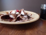Mexican Chocolate Beer Crepes